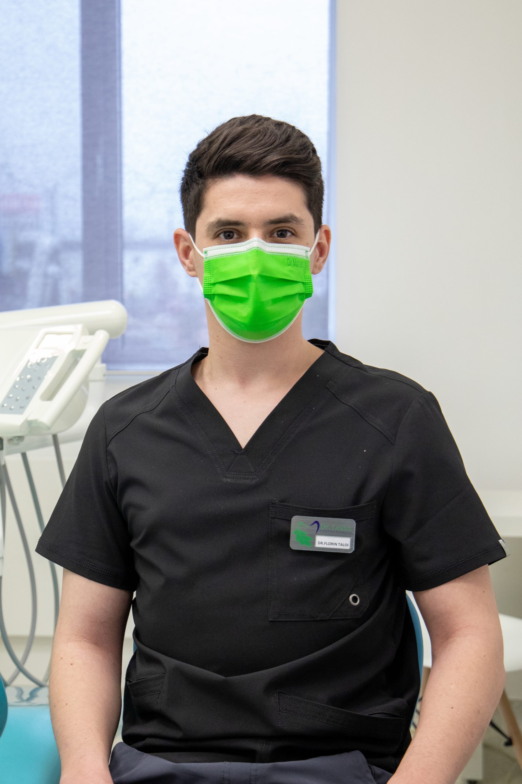 medic dentist in cabinet